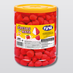 Fresas con nata Fini - Bote 200 unidades